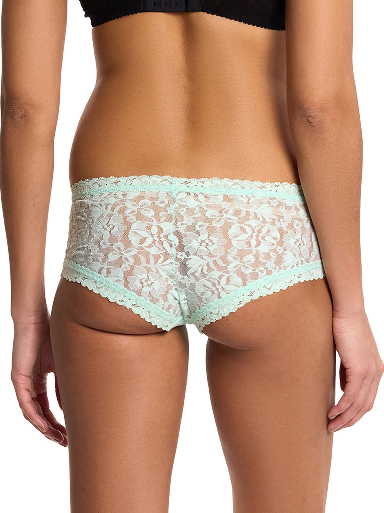 Flora Lace Boyshort Mint Tea Green  Black Friday Sale