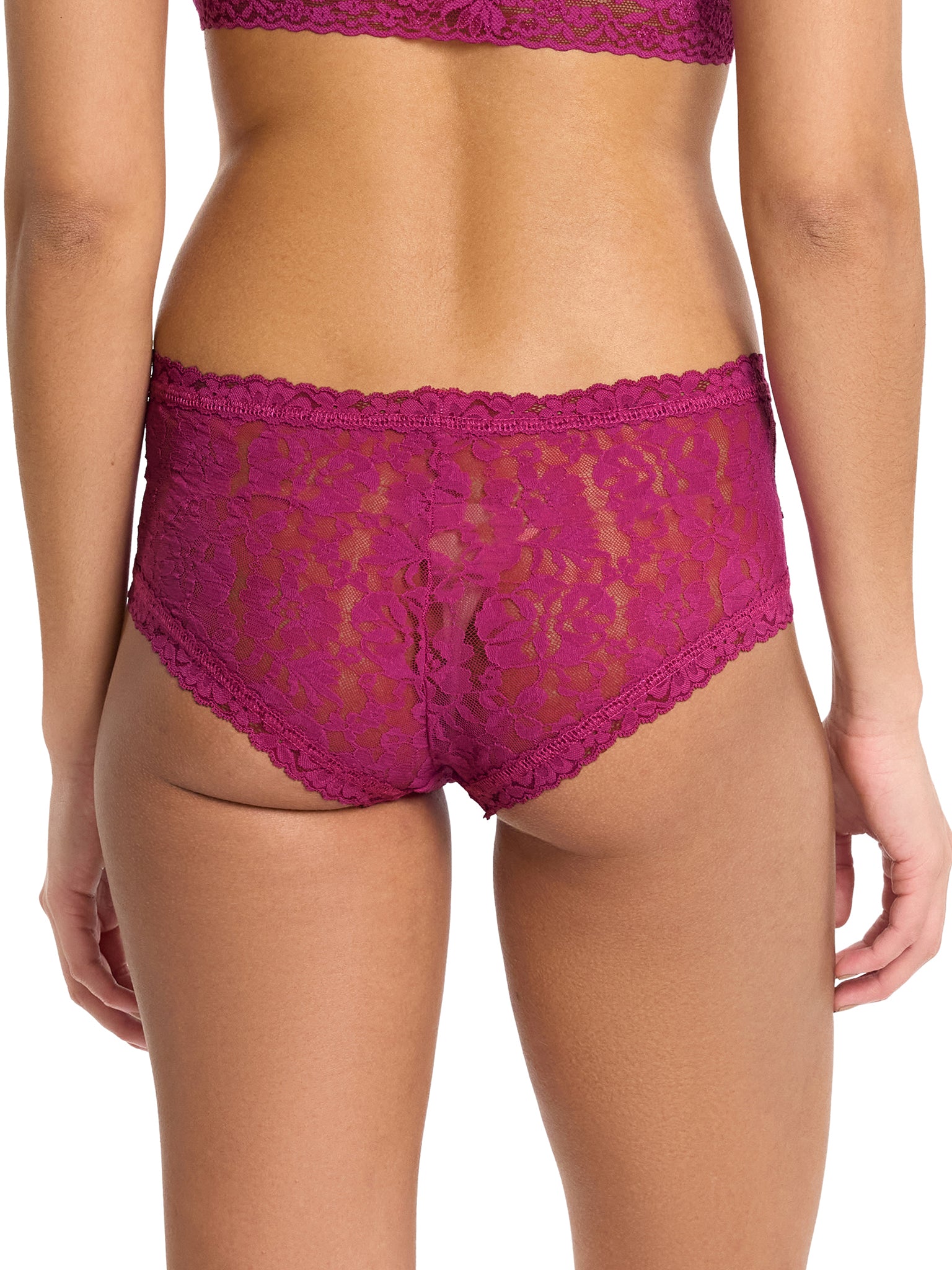 Flora Lace Boyshort Picking Plums Pink Sale