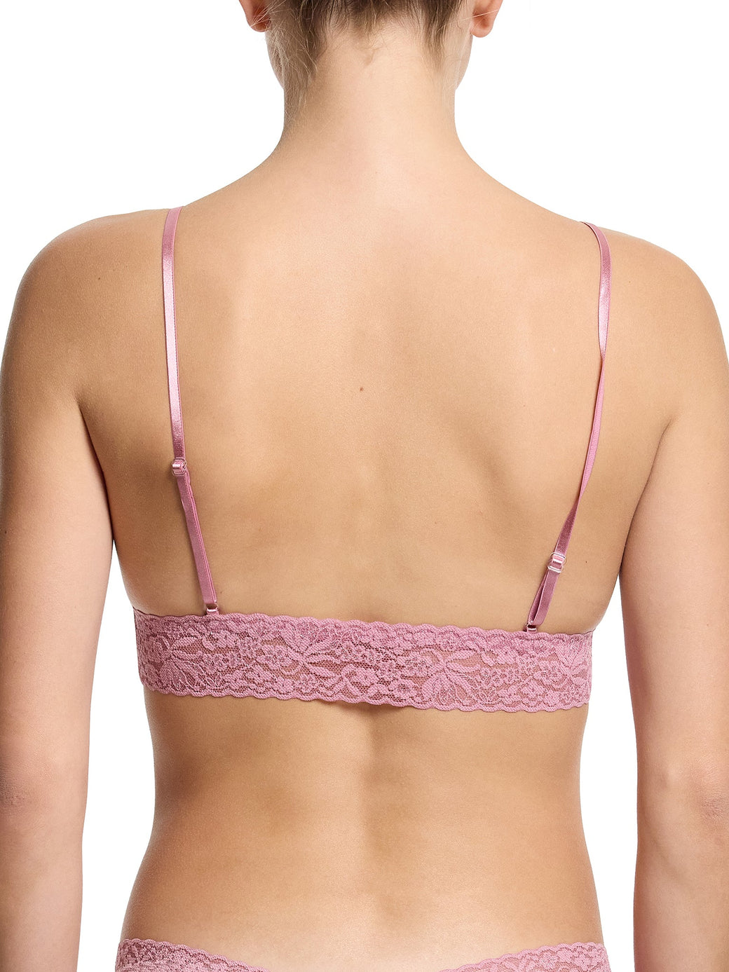 Flora Lace Bralette Mauve Orchid Pink Sale