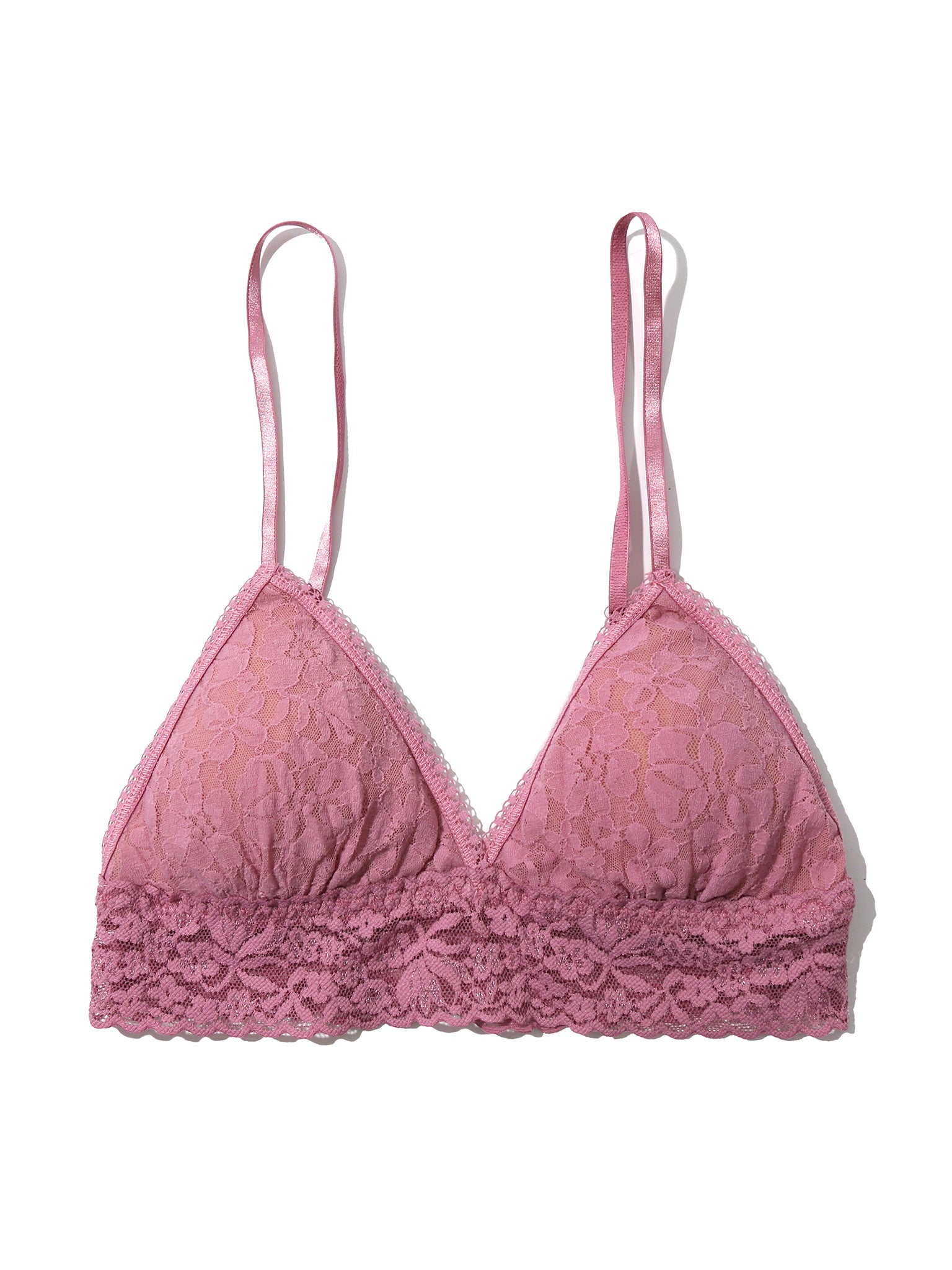 Flora Lace Bralette Mauve Orchid Pink Sale