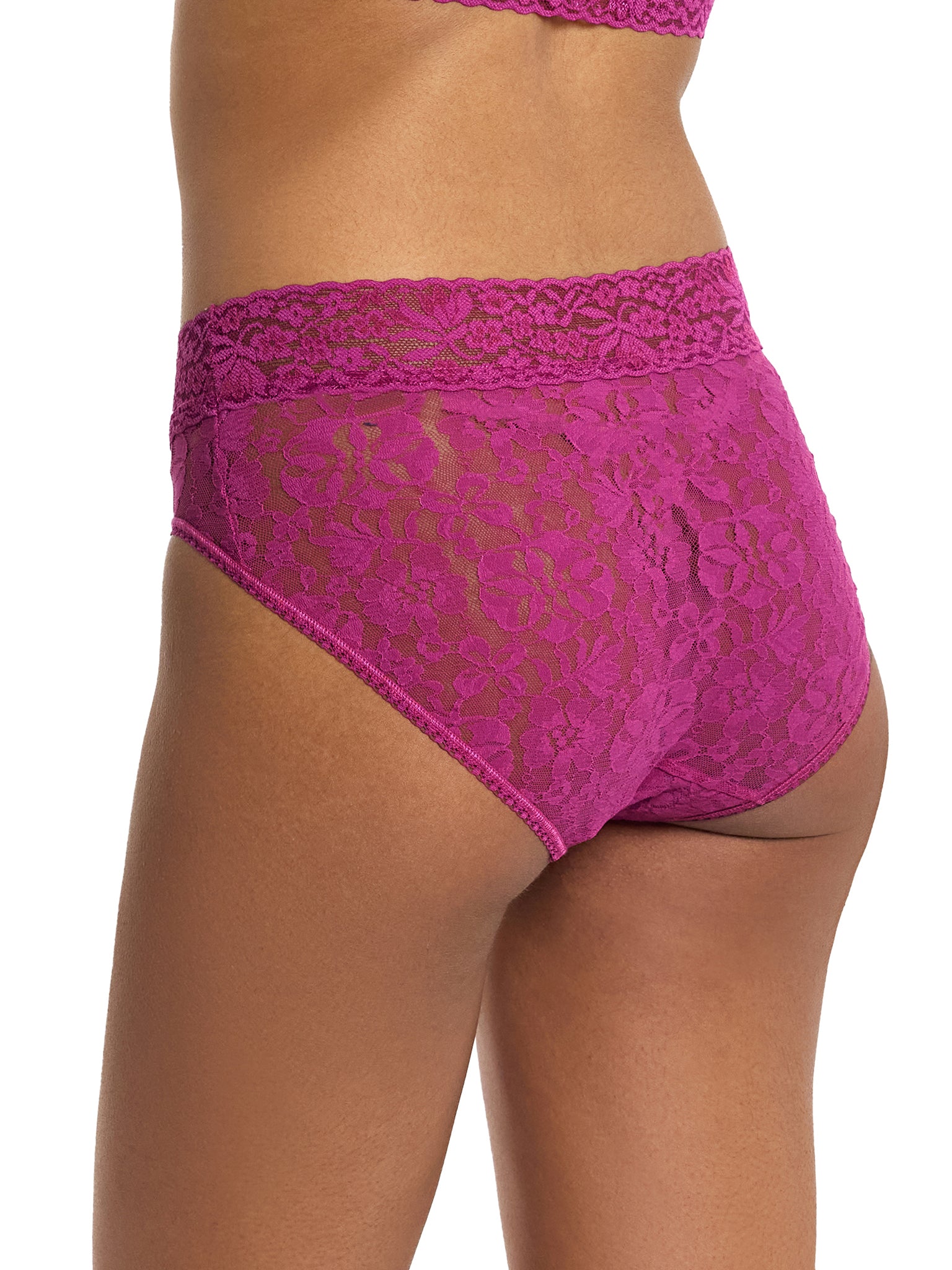 Flora Lace French Bikini Picking Plums Pink Sale
