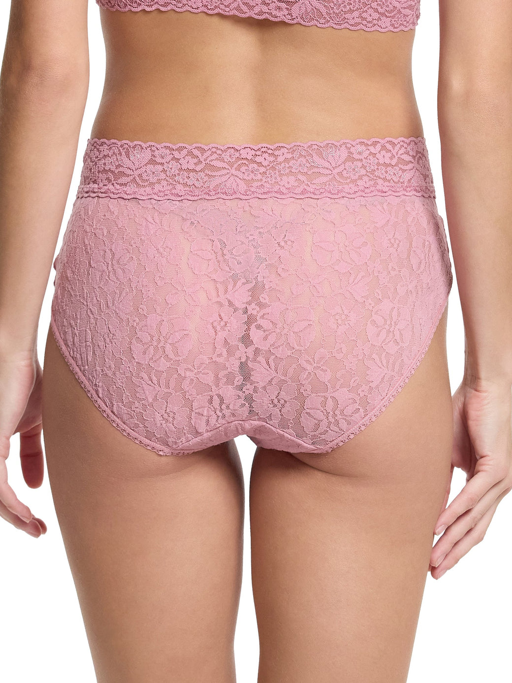 Flora Lace French Brief Mauve Orchid Pink Sale