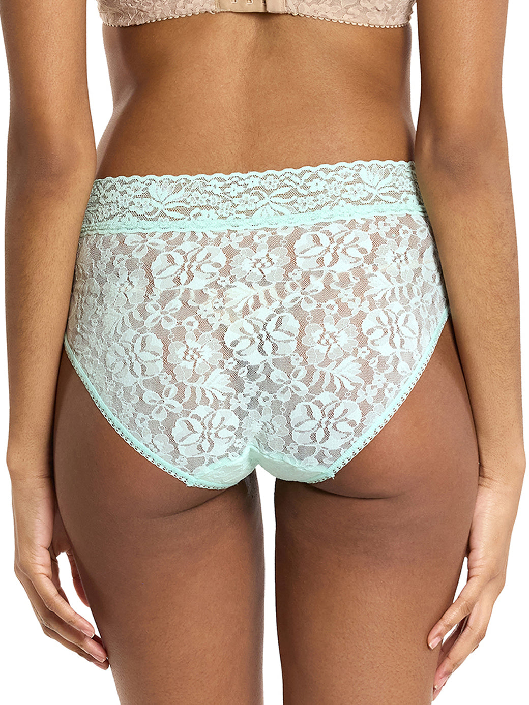 Flora Lace French Brief Mint Tea Green  Black Friday Sale