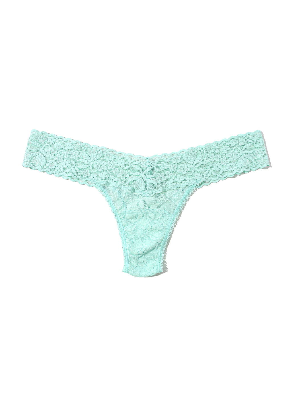 Flora Lace Low Rise Thong Mint Tea Green  Black Friday Sale