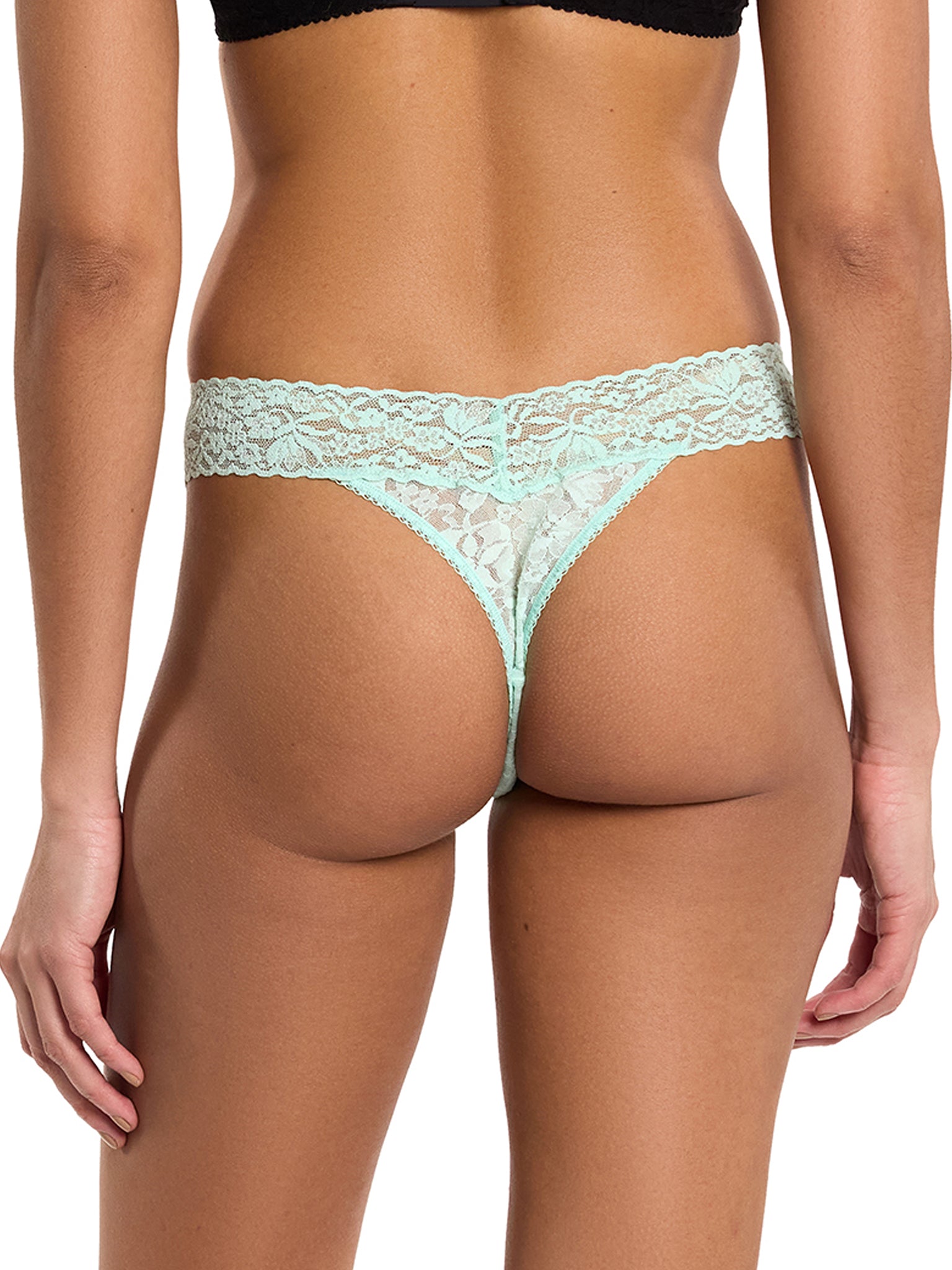 Flora Lace Original Rise Thong Mint Tea Green  Black Friday Sale