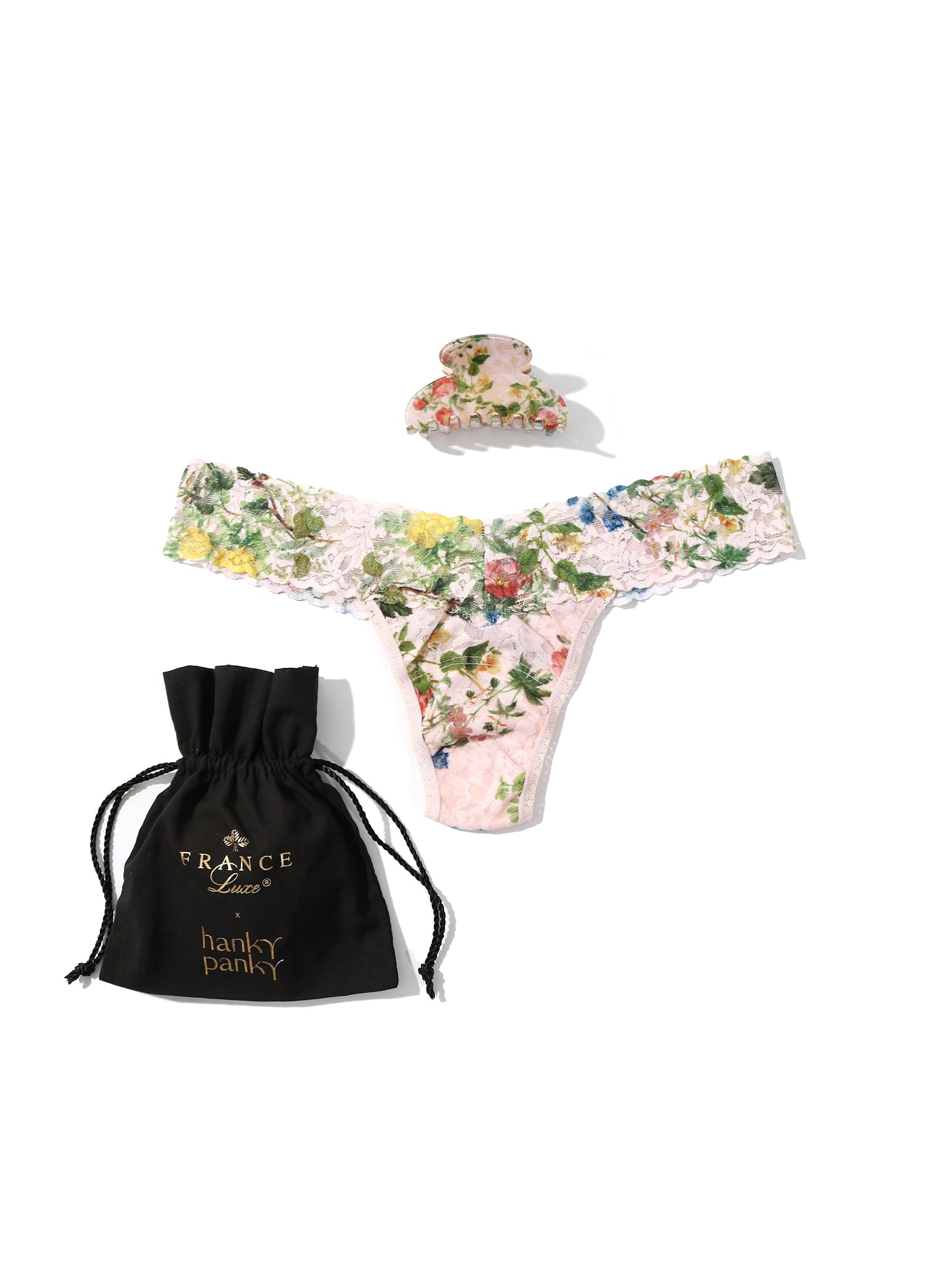 France Luxe Clip and Low Rise Thong Overjoyed | Hanky Panky