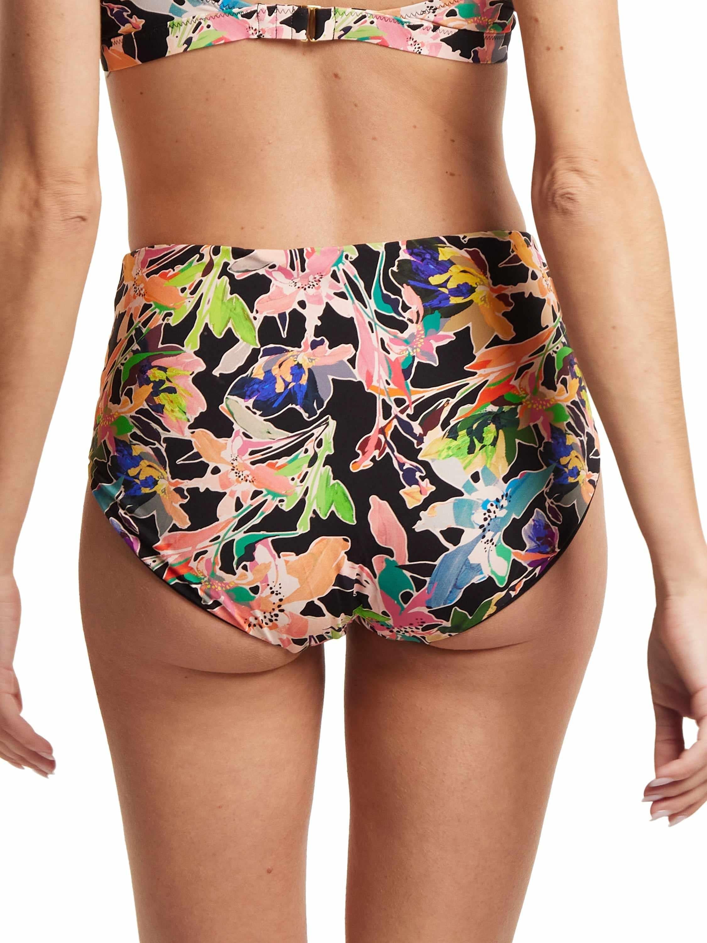 Unapologetic Floral French Bikini Bottom, Back On-Model View | Hanky Panky