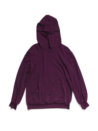 French Terry Hoodie Dried Cherry Red