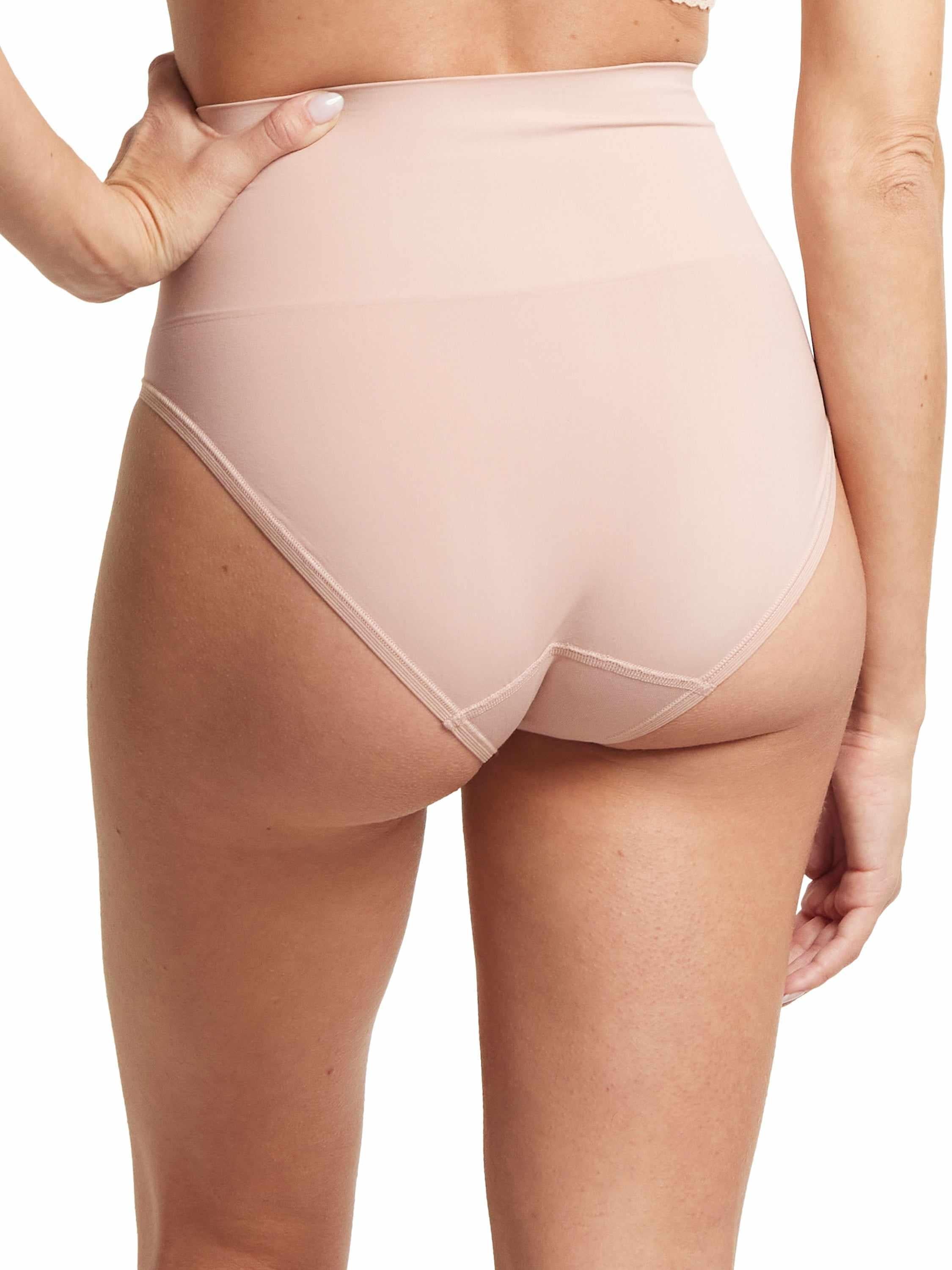 HANKY PANKY BODY™ French Brief Inner Peace Beige - Back On-Model, Smoothing High Rise French Brief | Hanky Panky