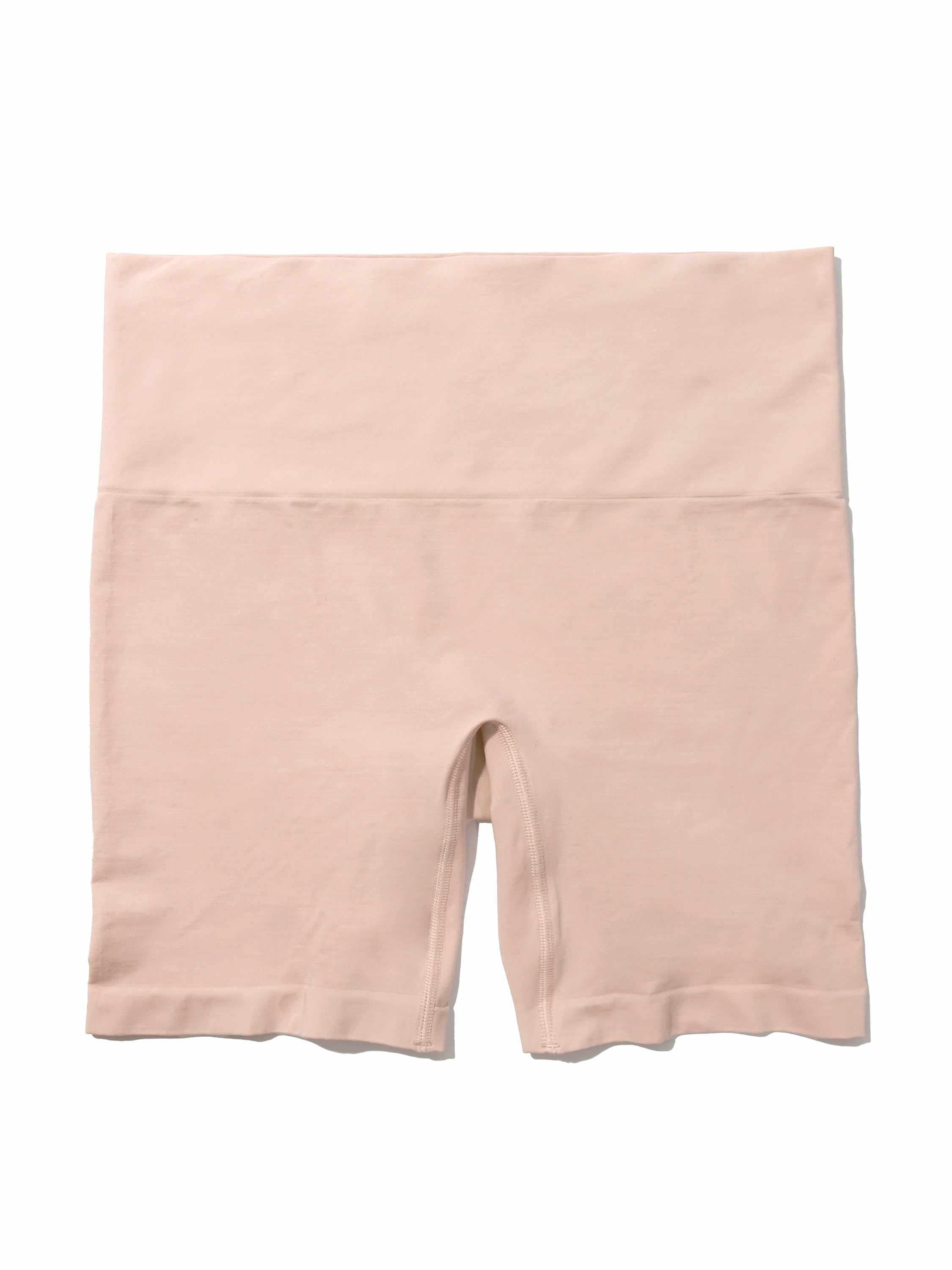 Chai HANKY PANKY BODY™ High Rise Bike Short - Flat Lay Front, Seamless High Waisted Bike Short | Hanky Panky