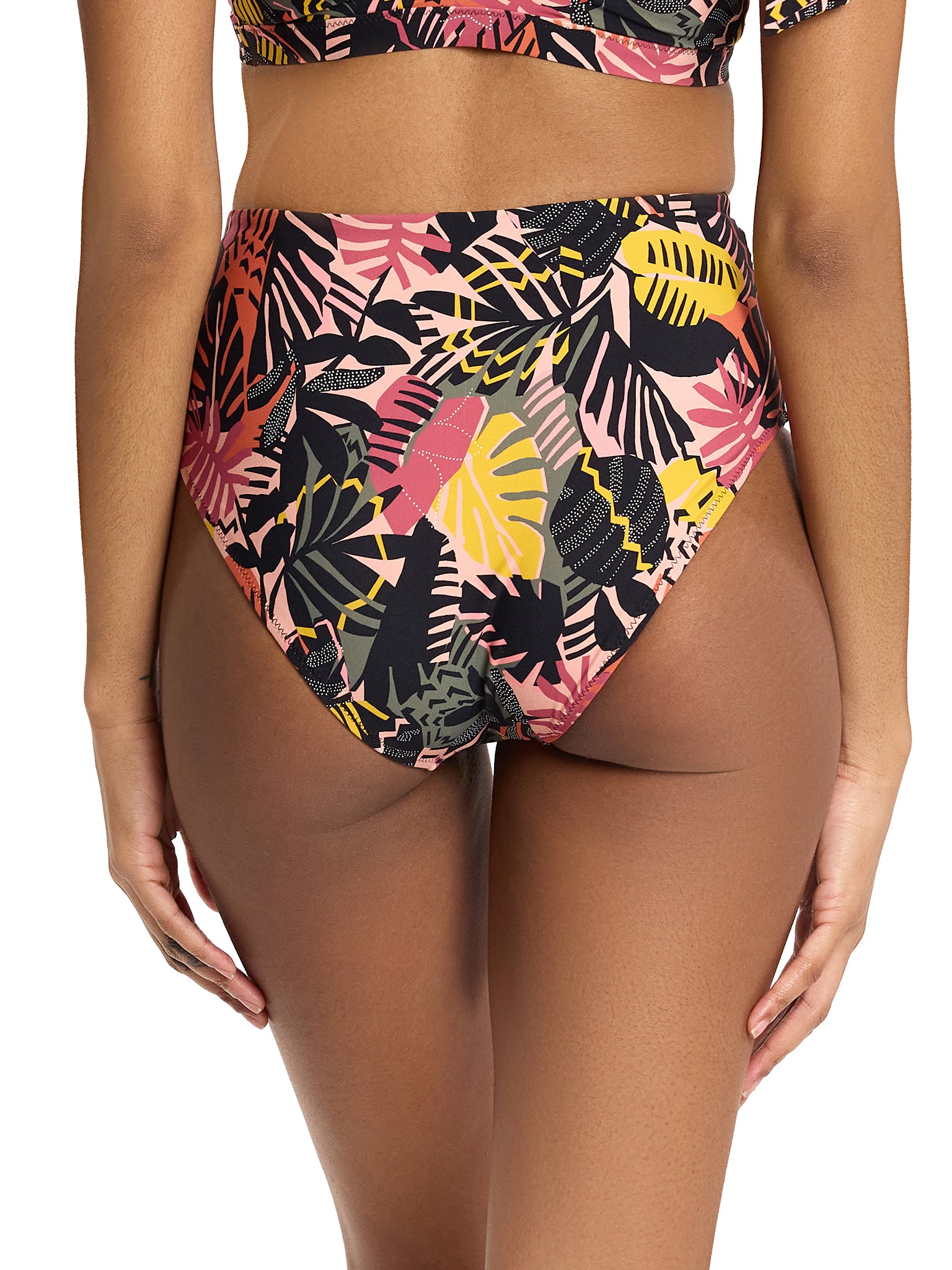 High Rise Cheeky Swimsuit Bottom Palm Springs Sale