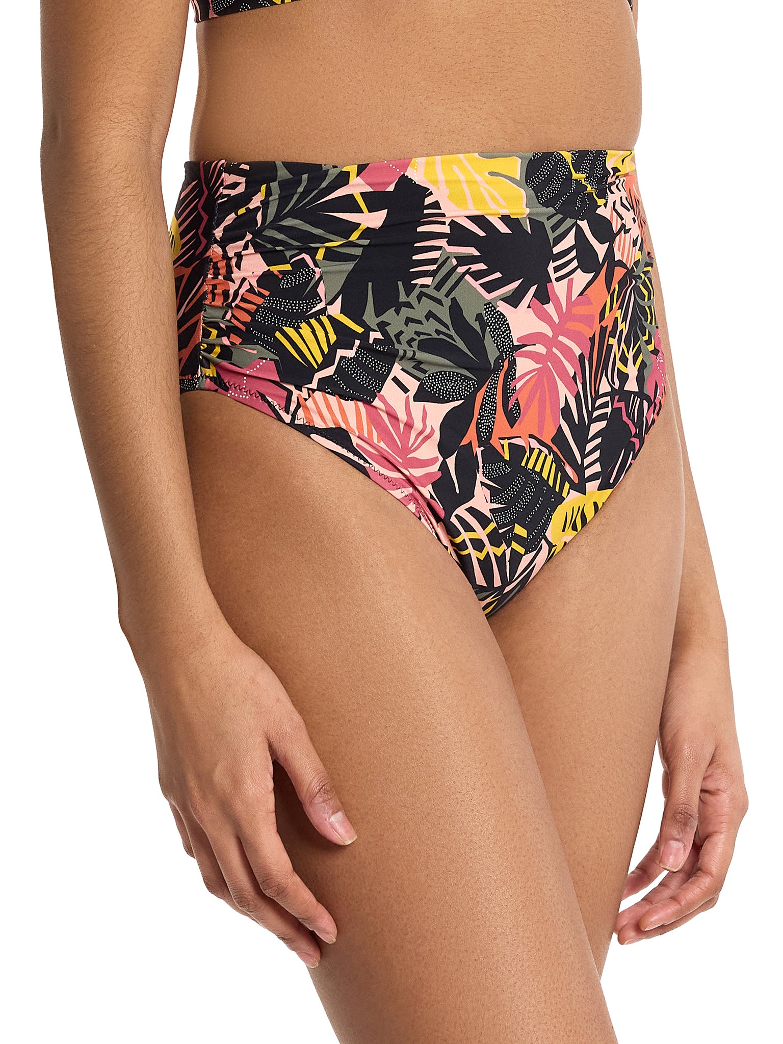 High Rise Cheeky Swimsuit Bottom Palm Springs Sale