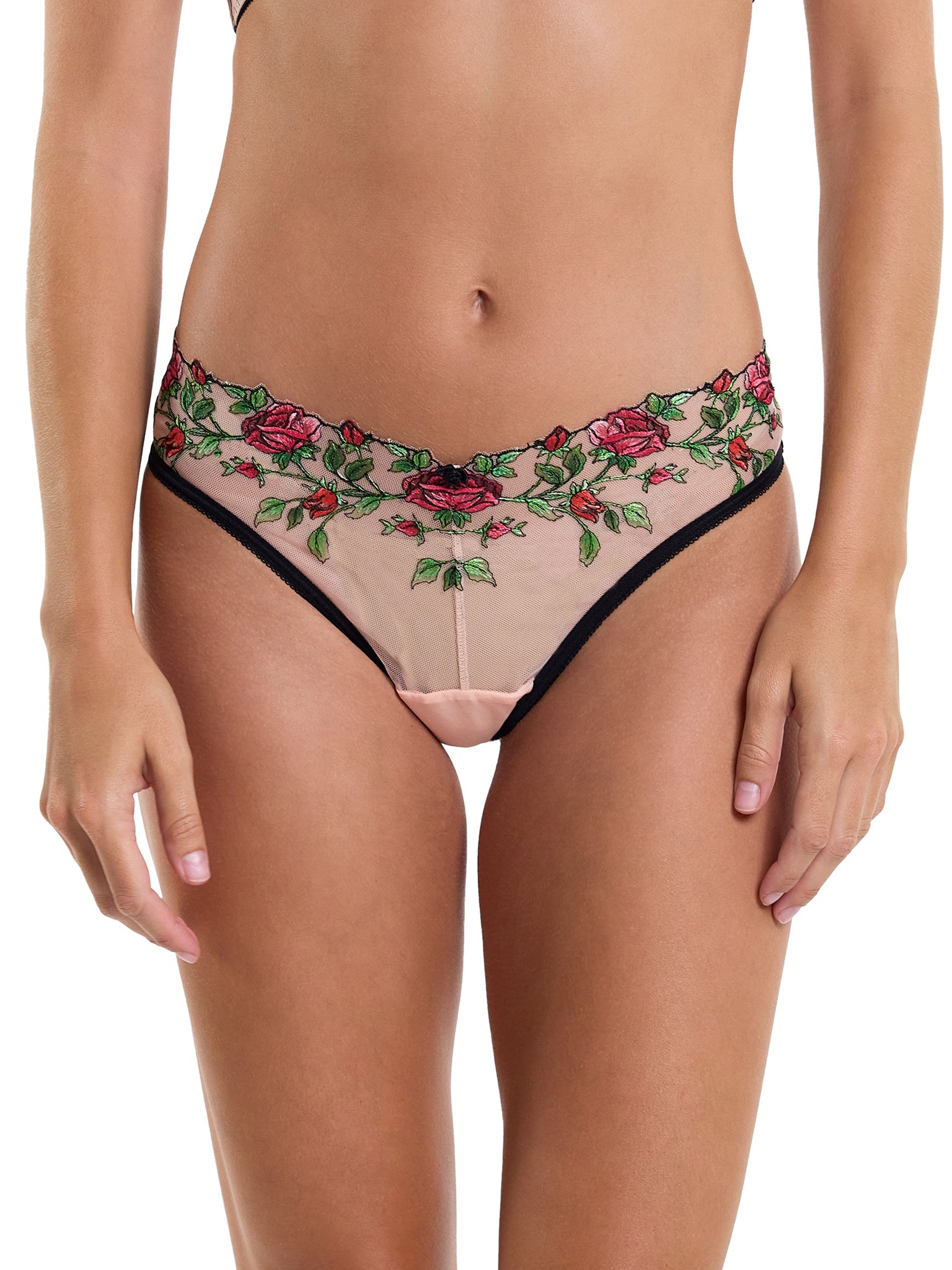 Kiss From A Rose High Cut Thong  Black Friday Sale