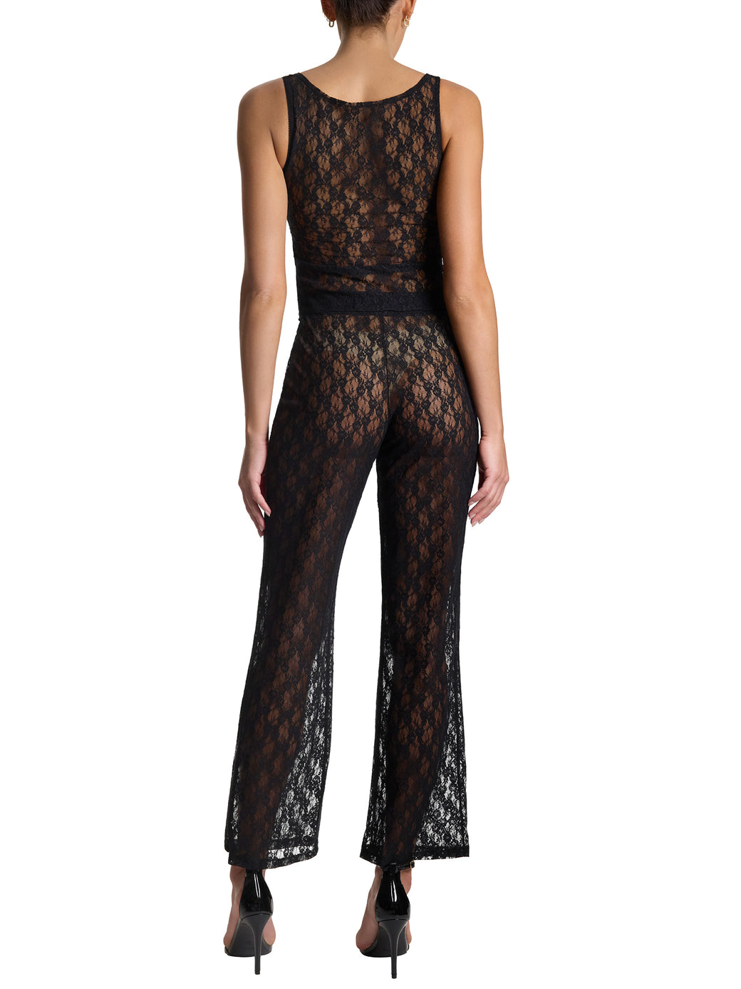 Lexi Wood X Hanky Panky Alina Square Neck Cami Black Sale