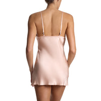 Lexi Wood X Hanky Panky Diane Silk Slip Dress Lexi Blush/Black Sale