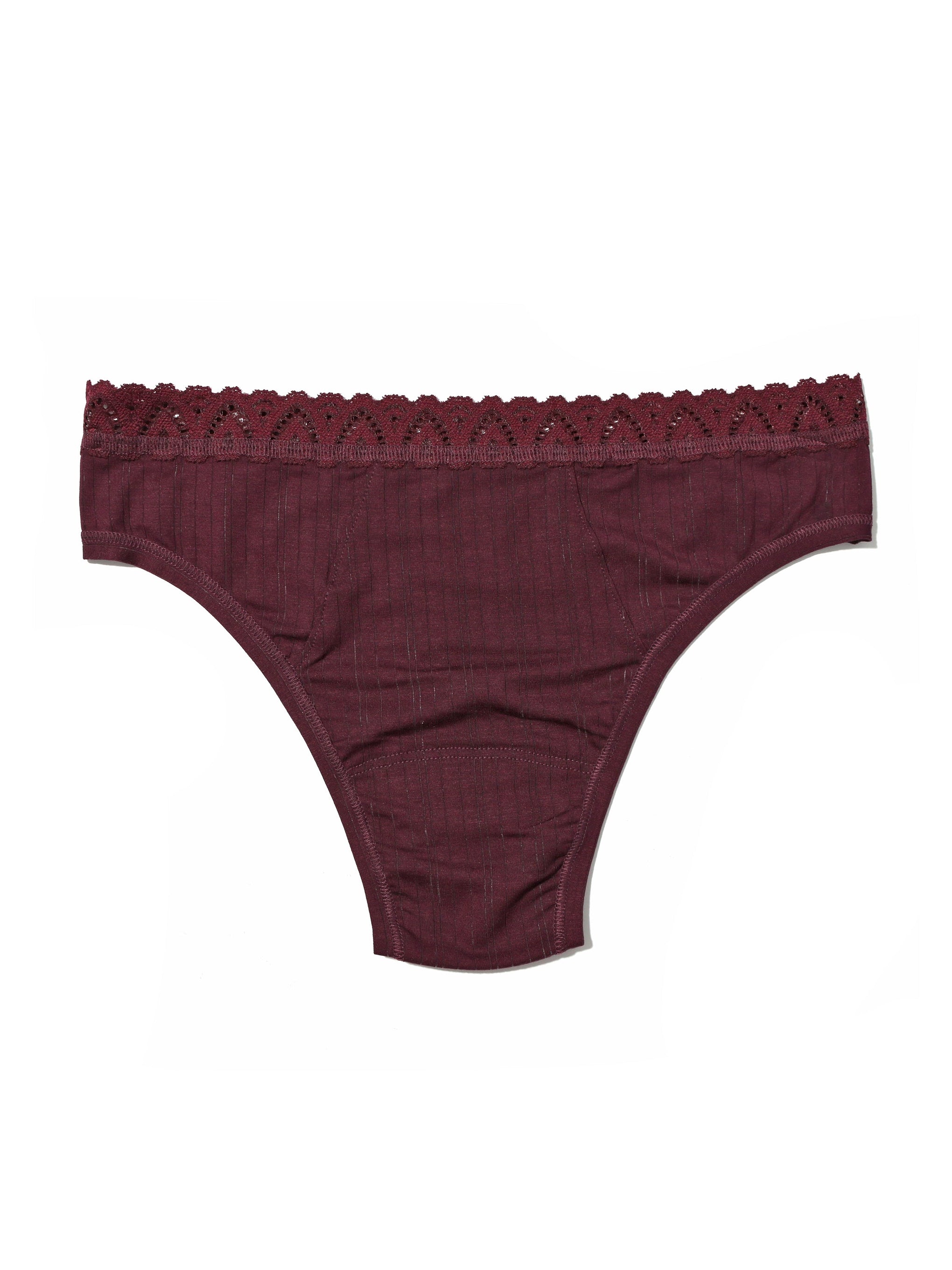 MellowLuxe™ Low Rise Thong Dried Cherry Red Sale