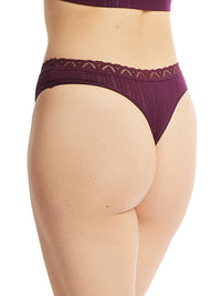 MellowLuxe™ Low Rise Thong Dried Cherry Red Sale