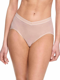 Mesh High Cut French Brief Chai  Black Friday Sale