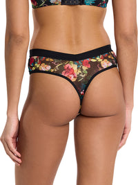Mesh High Cut Thong Botanic Romantic