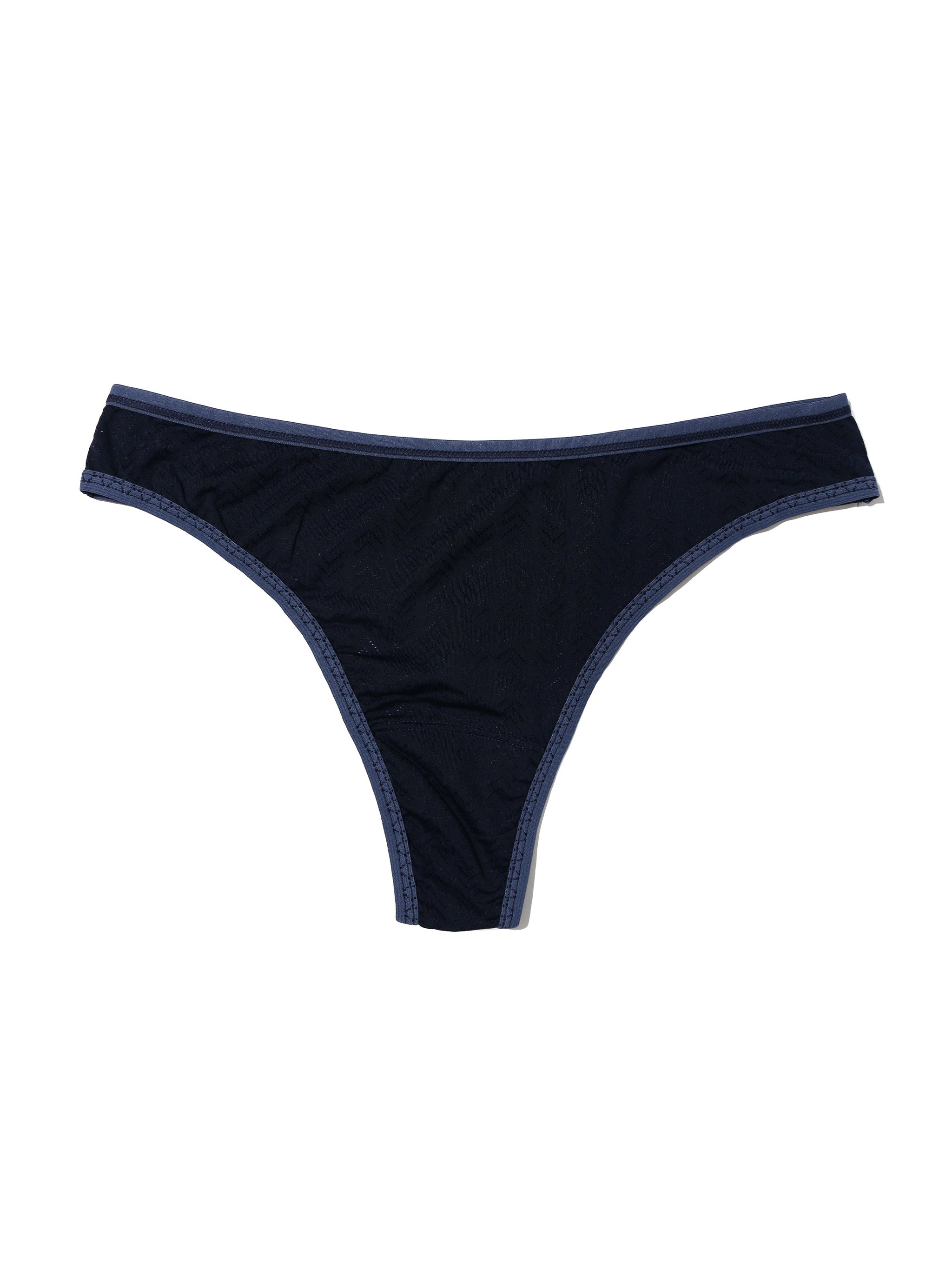MoveCalm™ Natural Rise Thong Blackberry Crumble/Waterfall Blue