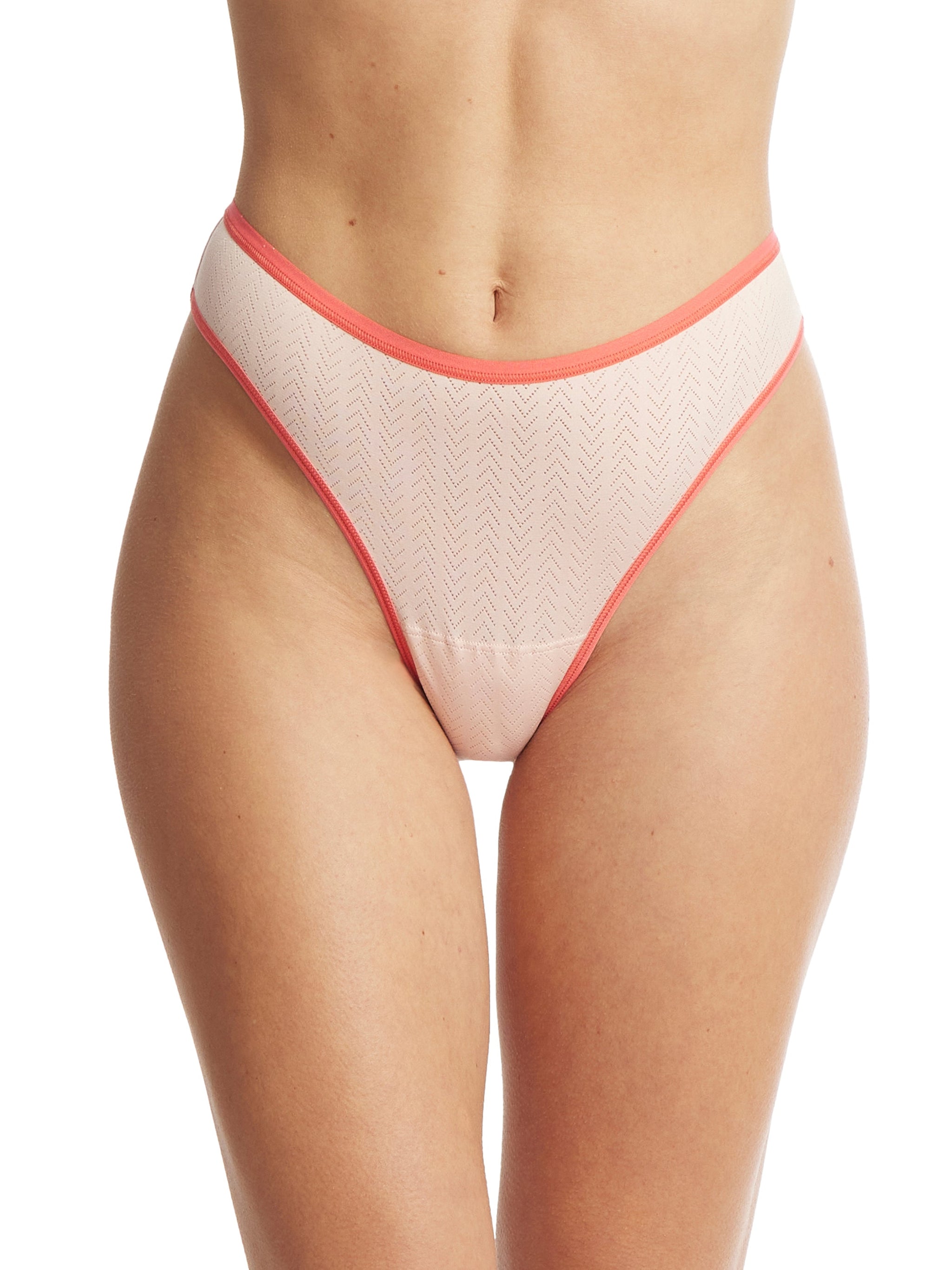 MoveCalm™ Natural Rise Thong Sweet Nothing Pink