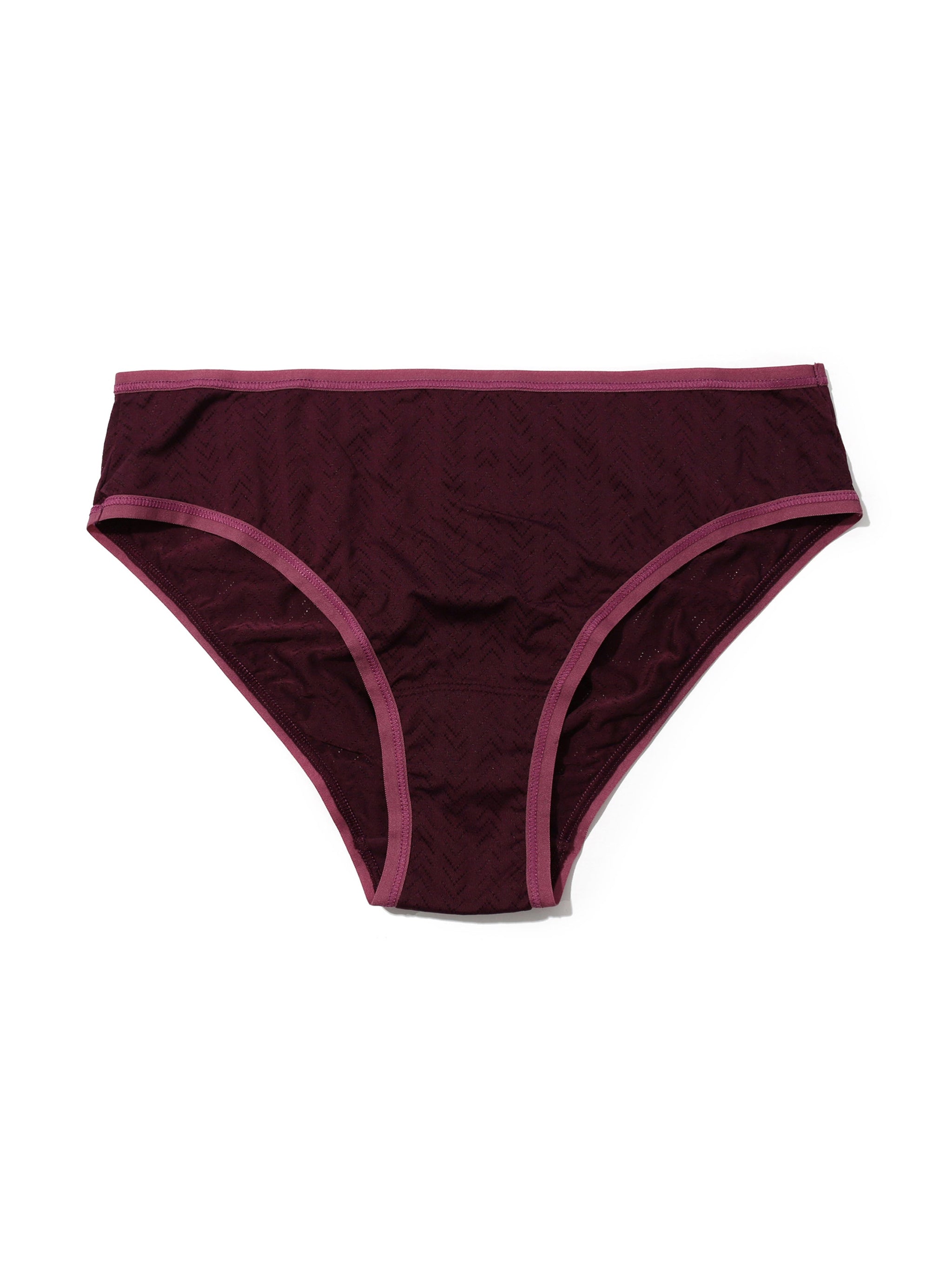 MoveCalm™ Rouched Brief Dried Cherry Red