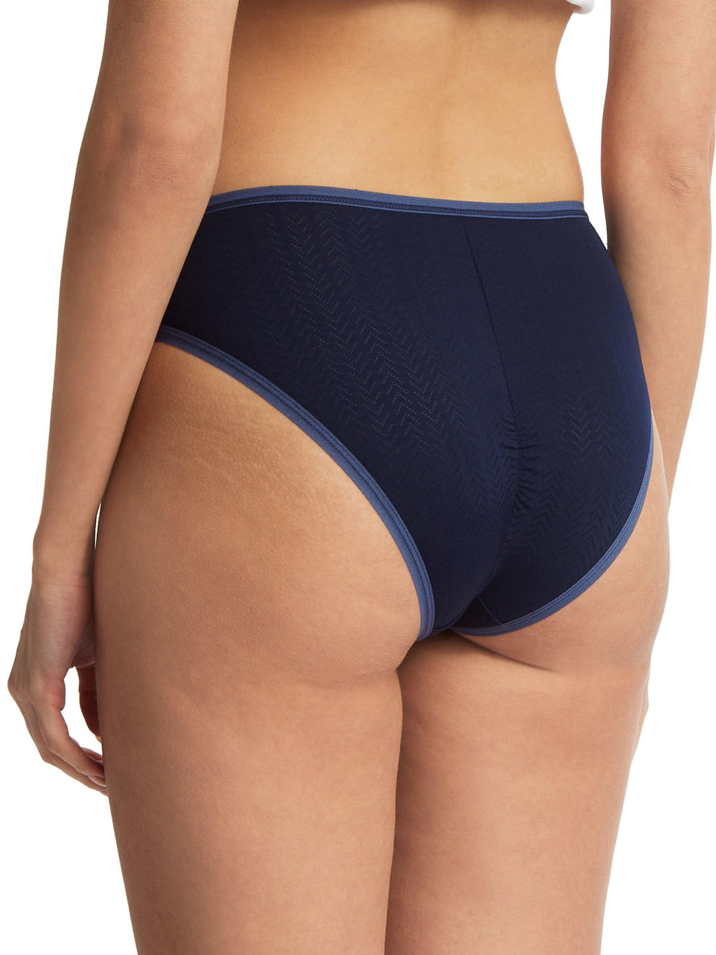 MoveCalm™ Ruched Brief Blackberry Crumble/Waterfall Blue