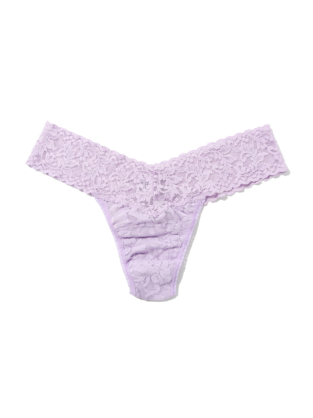 4911® Petite Size Signature Lace® Low Rise Thong Lavender Fields Purple Sale