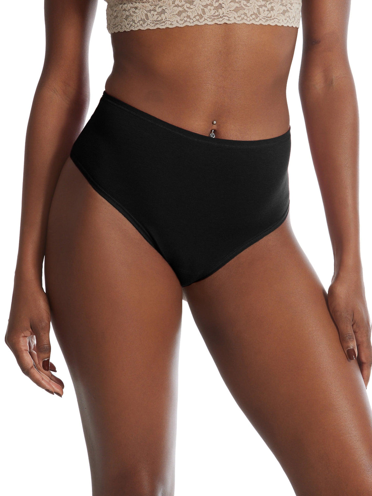 PlayStretch™ High Rise Thong Black Sale