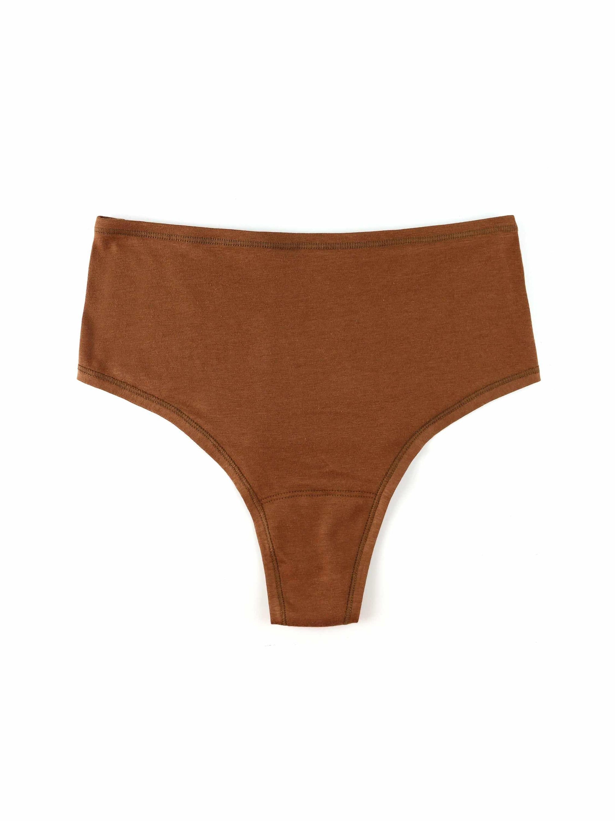 PlayStretch™ High Rise Thong Macchiato Brown Sale
