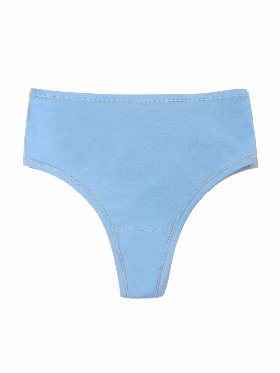 PlayStretch™ High Rise Thong Partly Cloudy Blue Sale