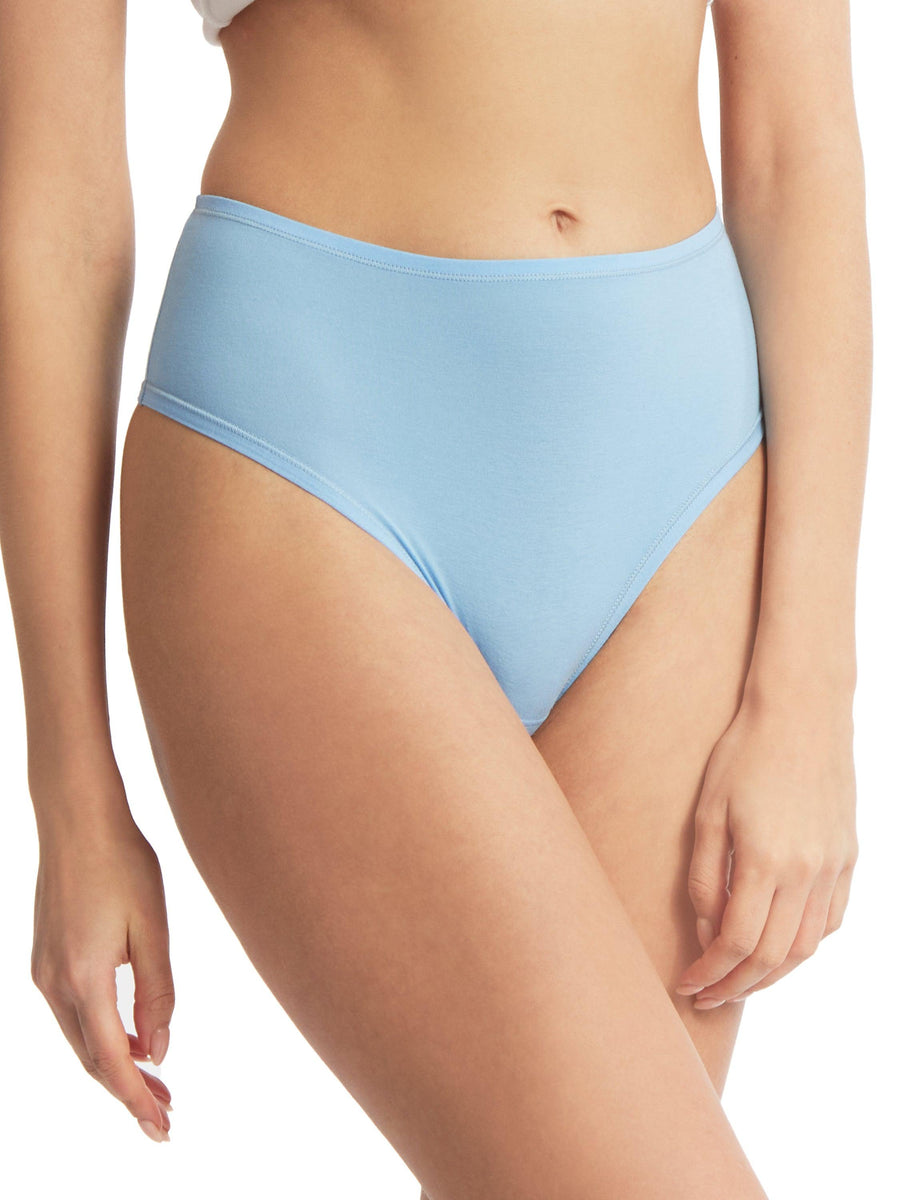 PlayStretch™ High Rise Thong Partly Cloudy Blue Sale