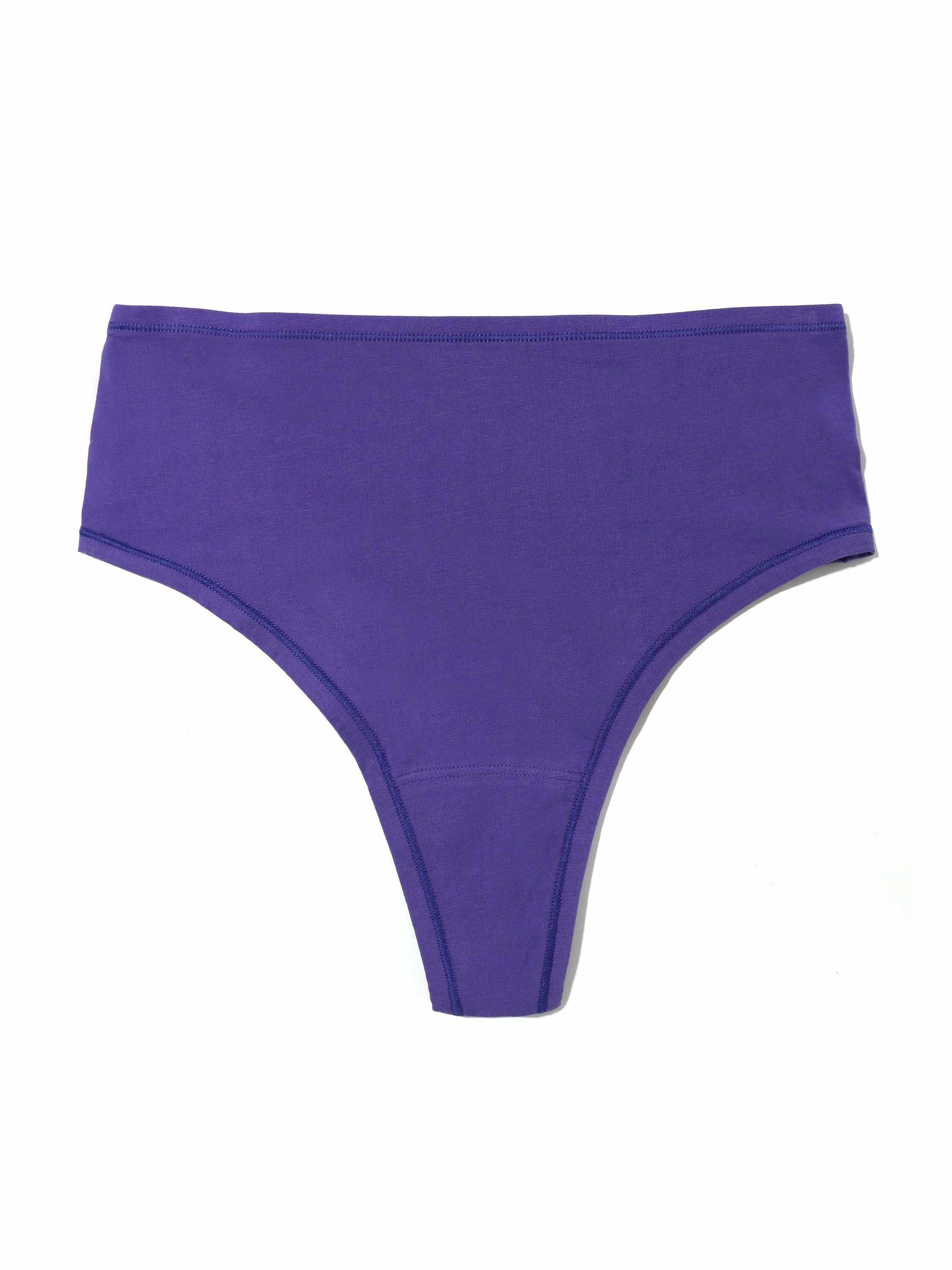 PlayStretch™ High Rise Thong Raw Amethyst Purple Sale