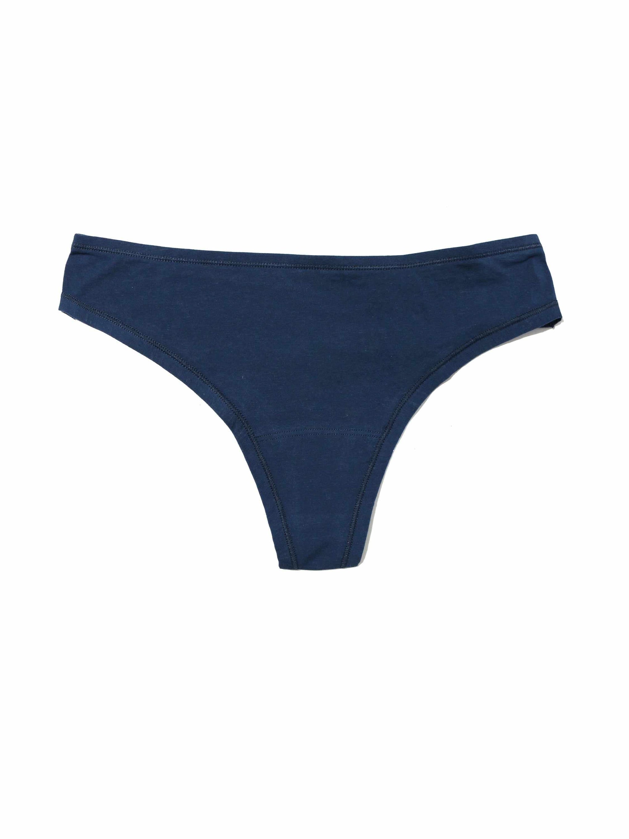 PlayStretch™ Natural Rise Thong Bateau Blue Sale