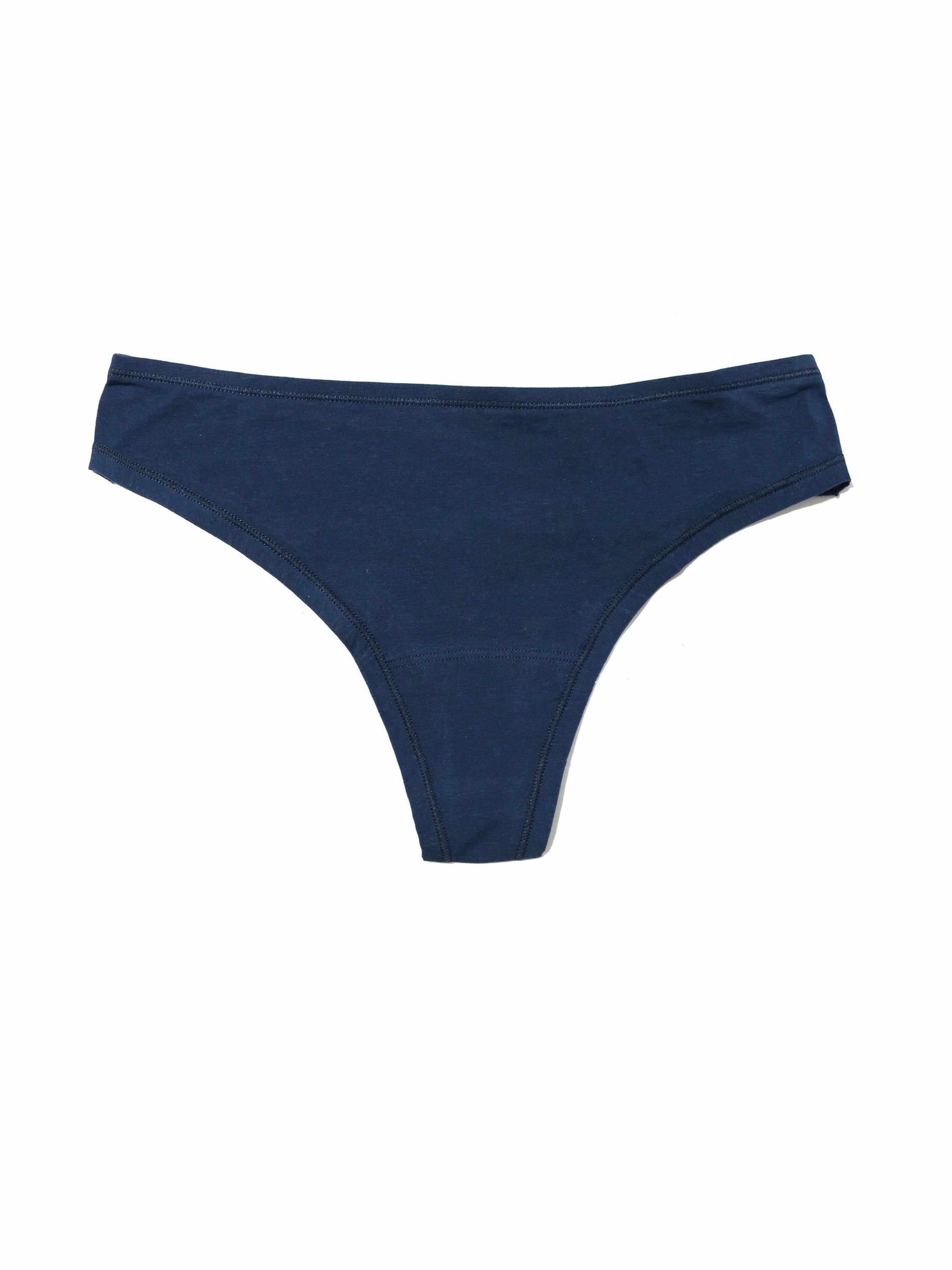 PlayStretch™ Natural Rise Thong Bateau Blue Sale