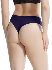 PlayStretch™ Natural Rise Thong Concord Purple