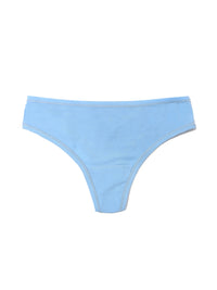 PlayStretch™ Natural Rise Thong Partly Cloudy Blue