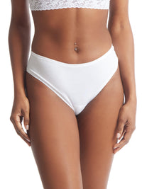 PlayStretch™ Natural Rise Thong White