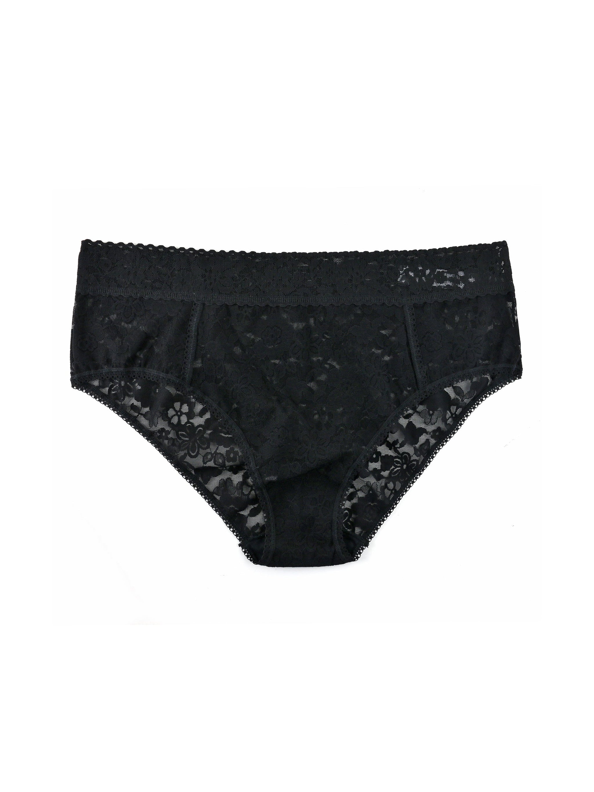 Plus Daily Lace™ Cheeky Brief Black