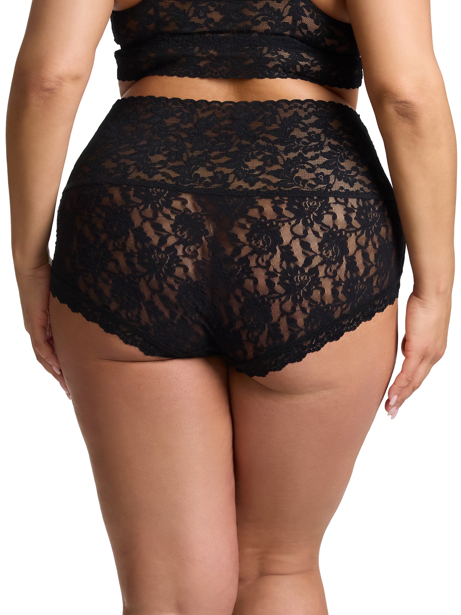 Plus Retro Boyshort Black Sale