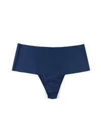 Plus Size BreatheSoft™ High Rise Thong Nightshade Blue Exclusive