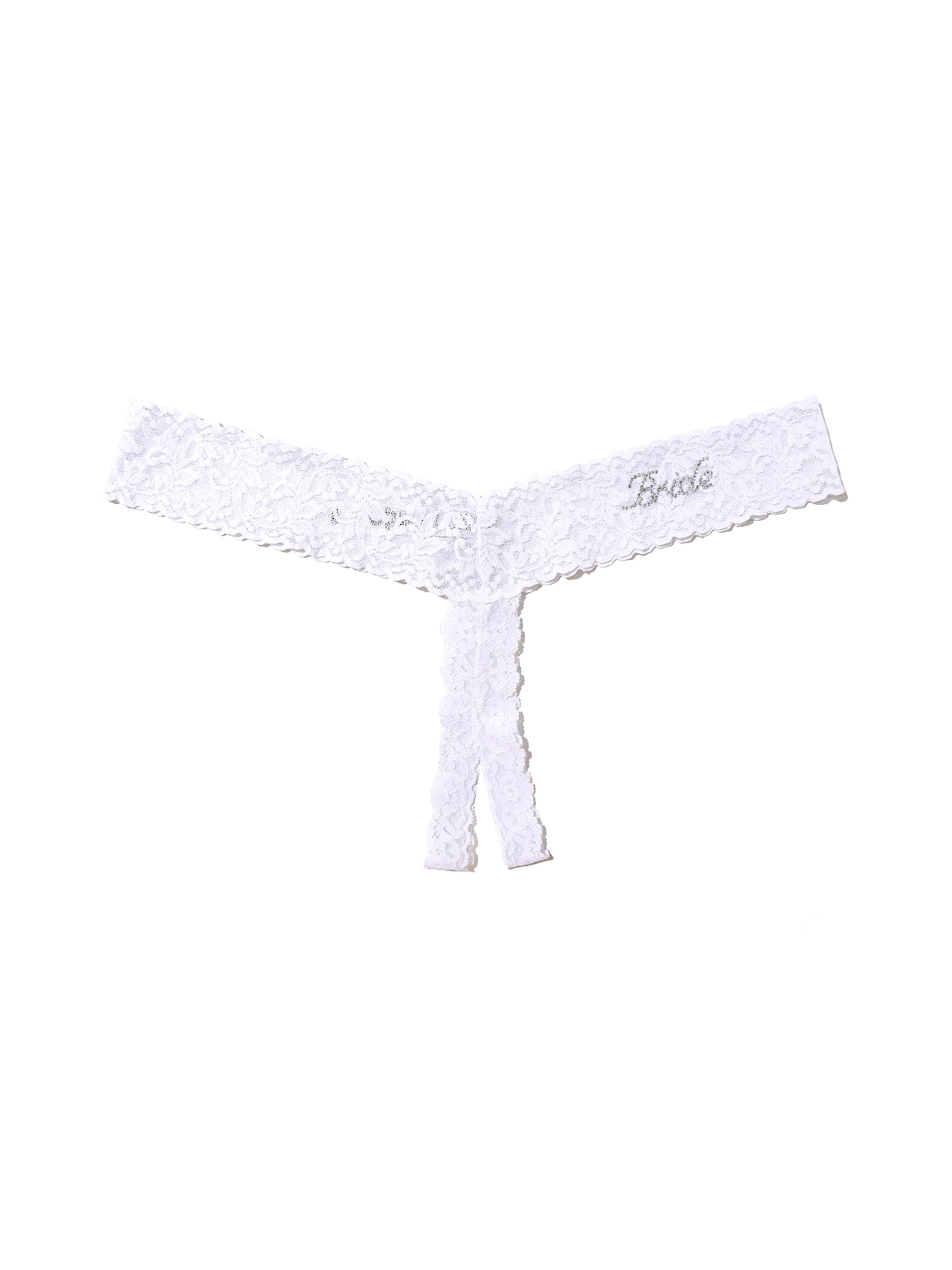 Hanky Panky After Midnight Open Gusset Low Rise Thong (PR481001)- Am I  Dreaming