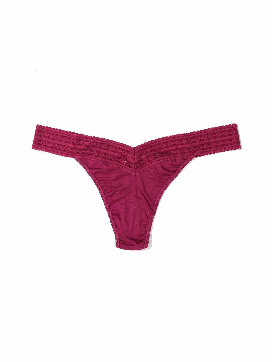 Plus Size DreamEase™ Thong Exclusive California Raisin Purple