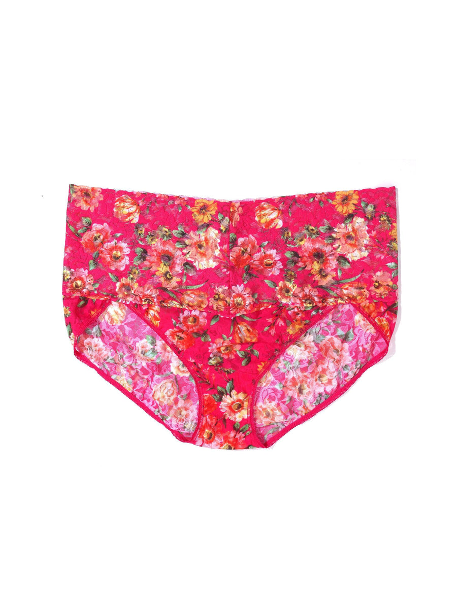 Plus Size Printed Retro Lace V-kini La Vida Loca Sale