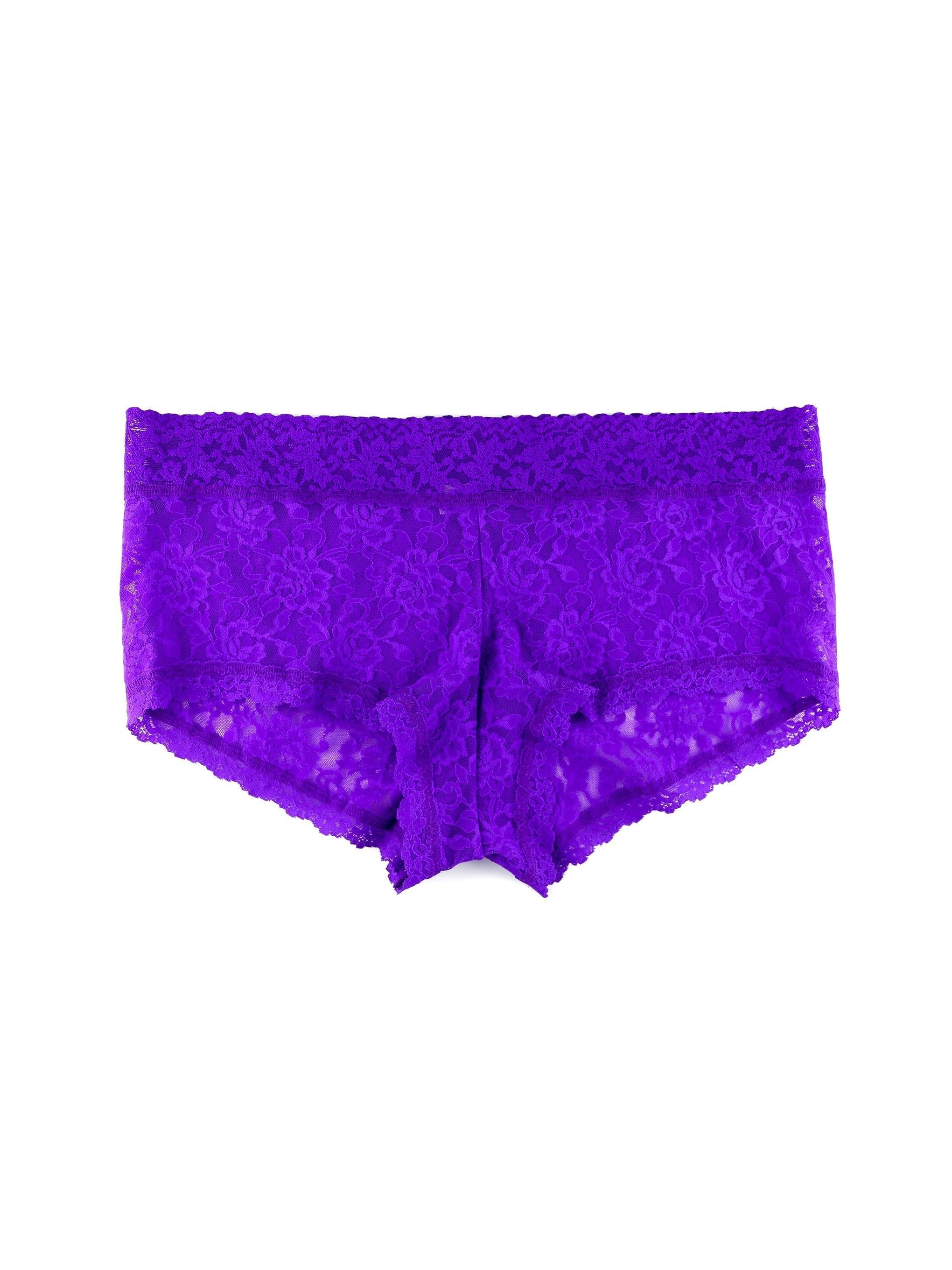 Plus Size Signature Lace Boyshort Majestic Purple