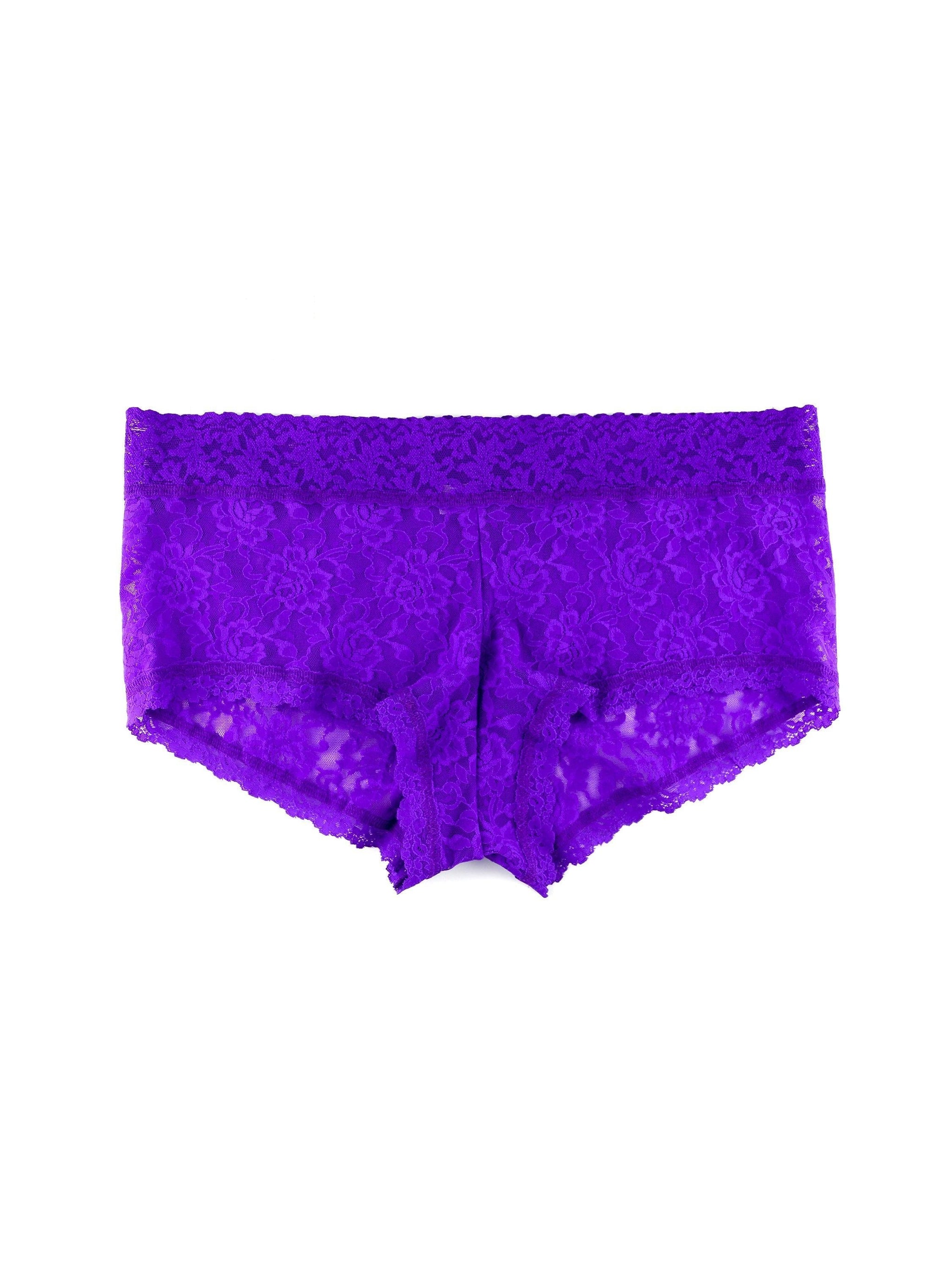 Plus Size Signature Lace Boyshort Majestic Purple