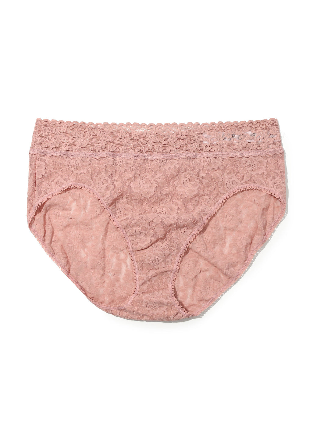Plus Size Signature Lace French Brief Desert Rose Pink Sale