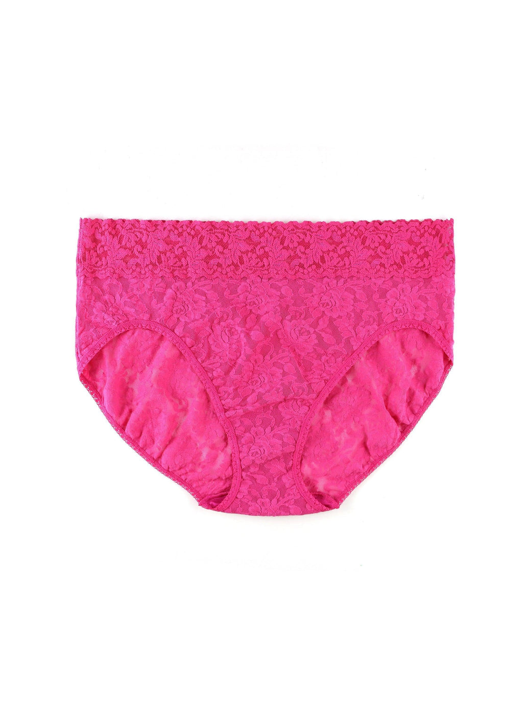 Plus Size Signature Lace French Brief Intuition Pink