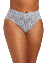 Plus Size Signature Lace French Brief Shining Armor Grey