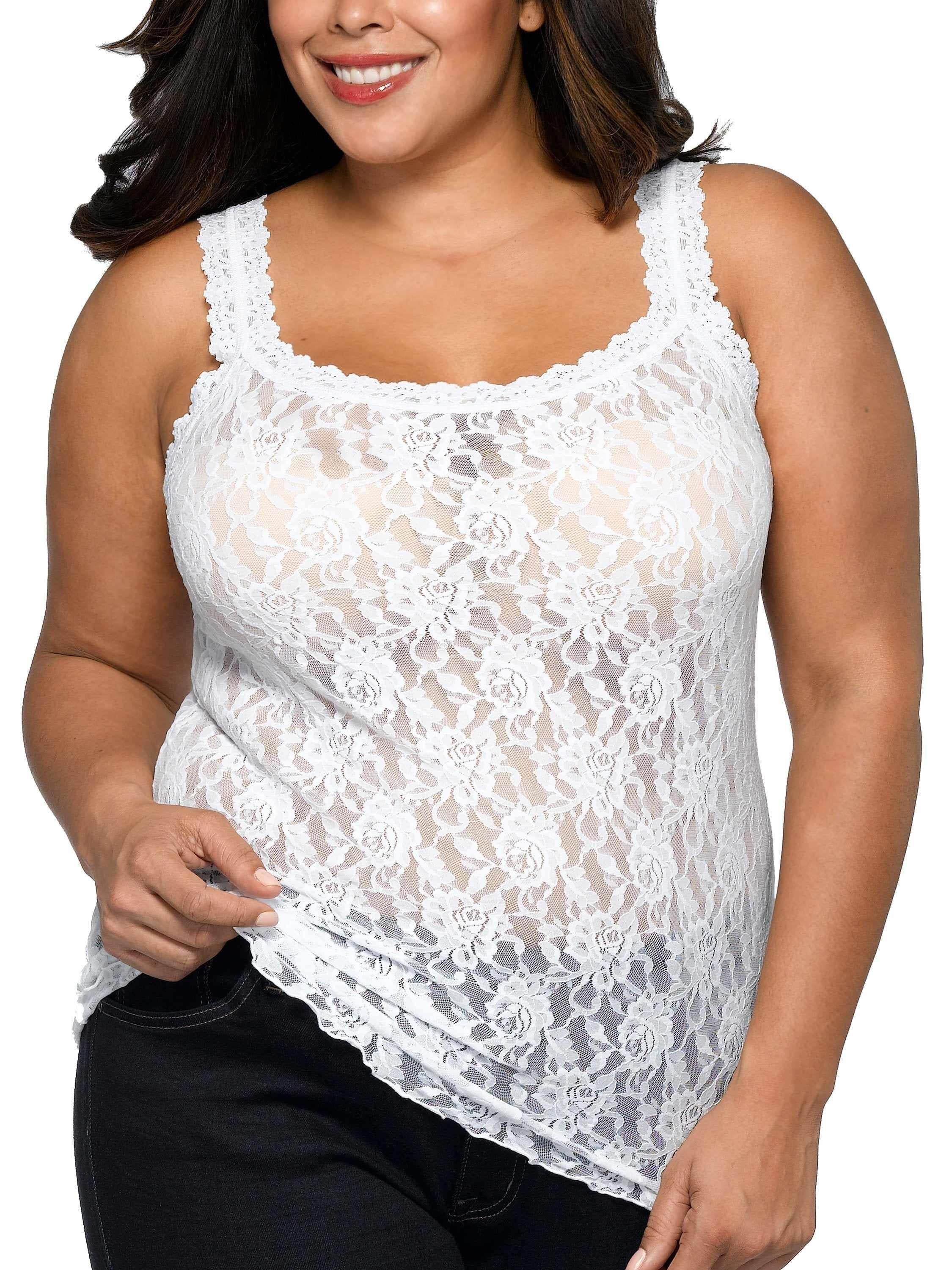 Plus Size Signature Lace® Classic Cami White | Hanky Panky